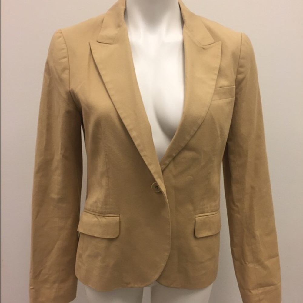 Theory Neutral One Button Blazer